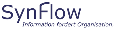 Logo: Synflow - Information fordert Organisation.